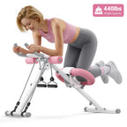 Foldable Full Body Shaper LCD Monitor Adjustable Core Trainer