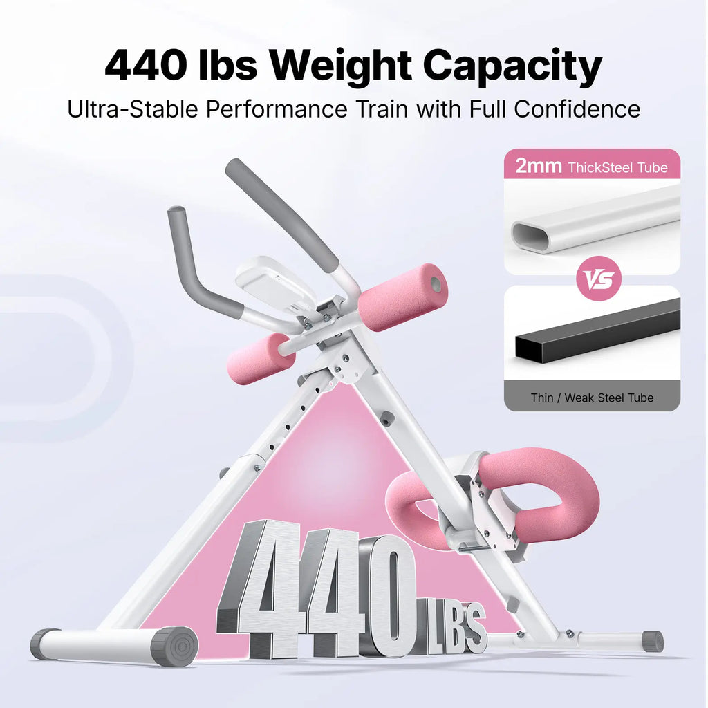 Foldable Full Body Shaper LCD Monitor Adjustable Core Trainer