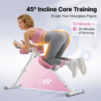 Foldable Full Body Shaper LCD Monitor Adjustable Core Trainer