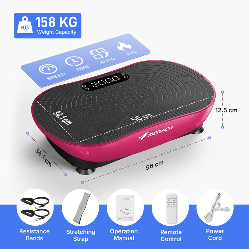 400LBS Vibration Plate | Lymphatic Drainage Home Fitness