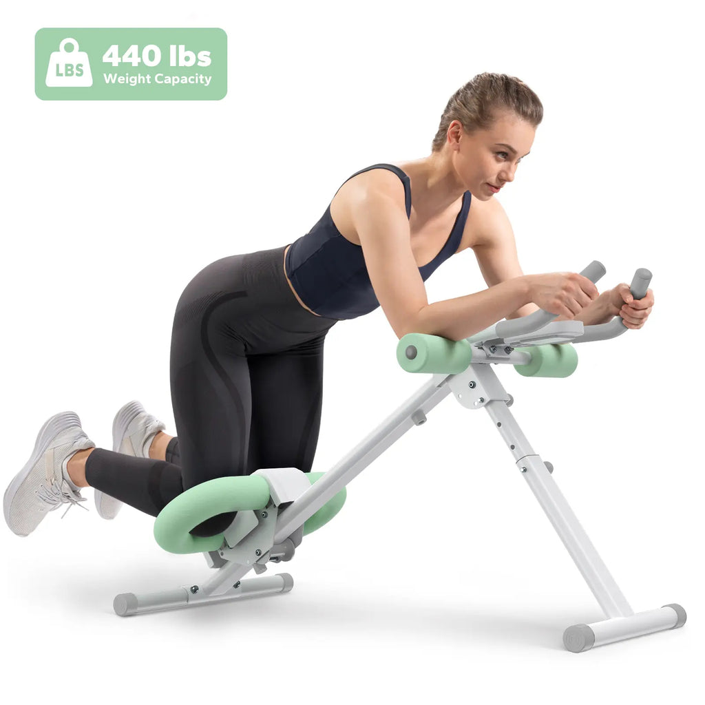 Foldable Full Body Shaper LCD Monitor Adjustable Core Trainer