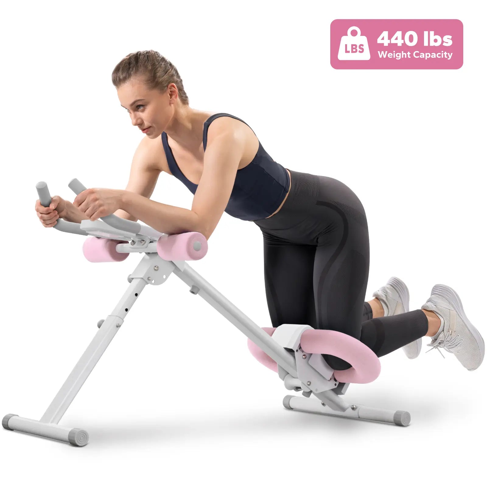 10-Level Resistance Ab Trainer | Foldable with LCD Monitor